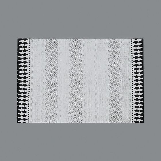 Ethnic Rug Low-Poly 3D Model