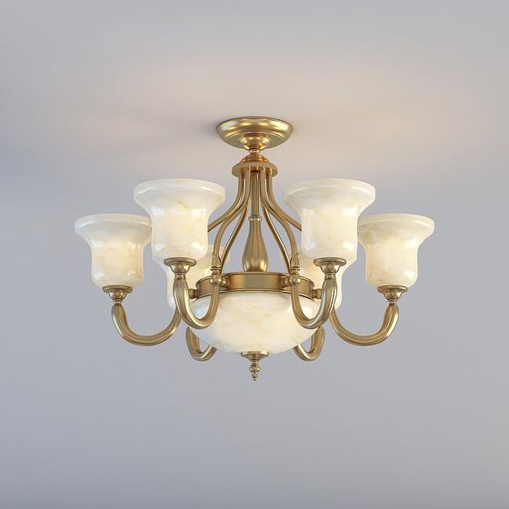 세인트 가브리엘 라이트 럭셔리 식스 헤드 샹들리에 CQL-L126-3 W750 x H575