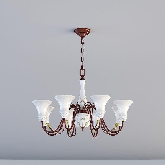 โคมไฟแปดหัวหรูหรา Saint Gabriel RJ-L128 W9600 x H570