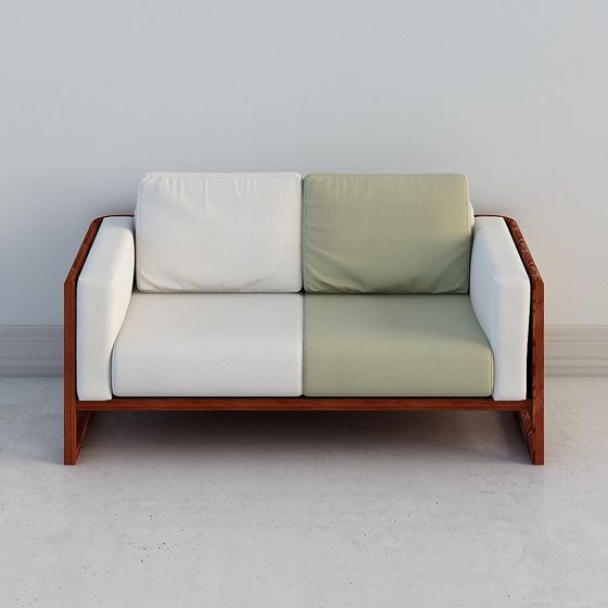 Urban Comfort Modern Sofa 3D Model