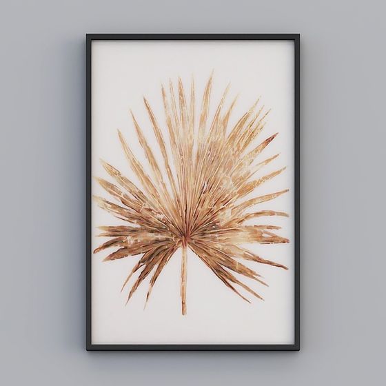 Captivating Hay Leaf 3D model for Natural Design