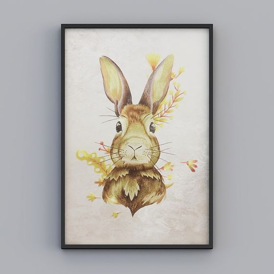 Forest Spirit 3D model - Charming Rabbit for Creative Projects