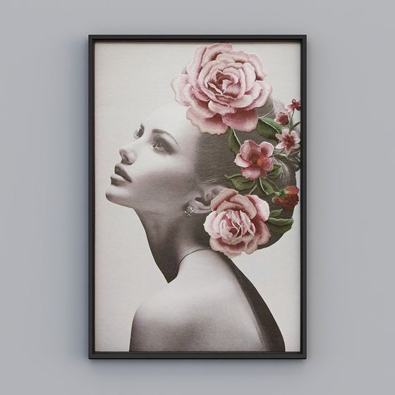 Floral Shadow Beauty 3D model