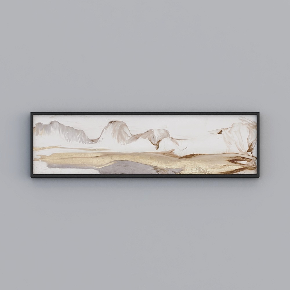 Abstract landscape painting