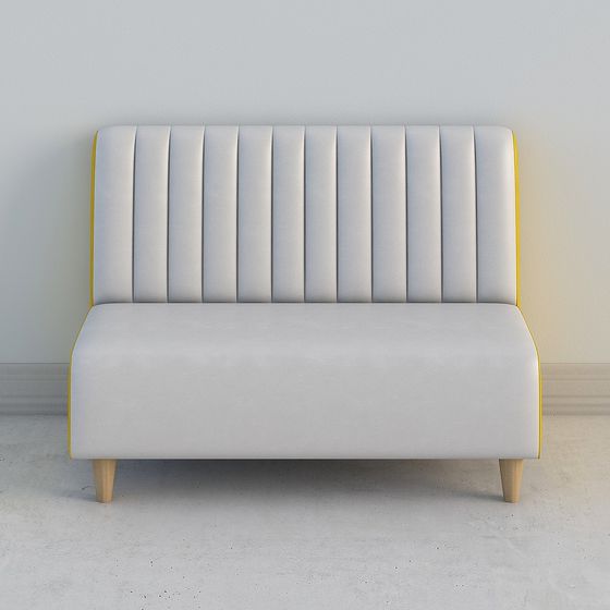 Mid-Century Modern Sofa 3D model for Creative Spaces