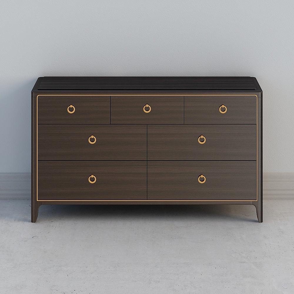 Leicht luxuriöse sieben Schränke