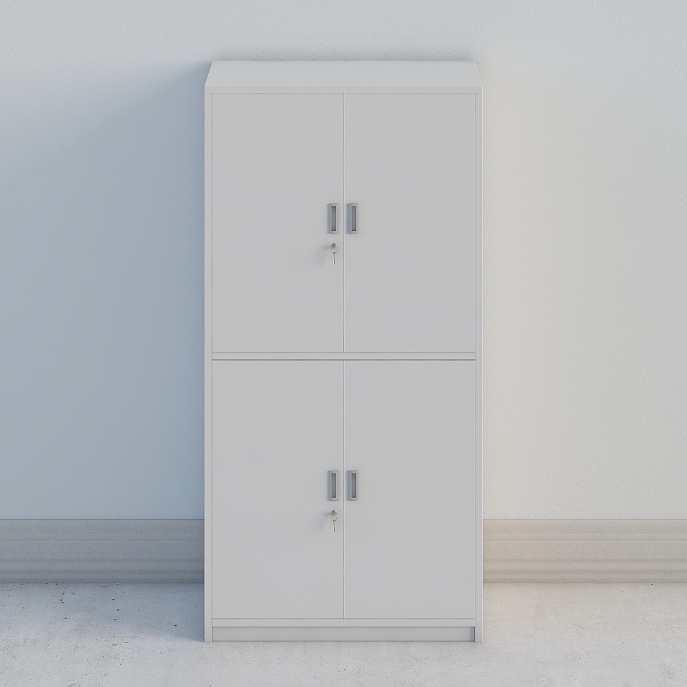 Modern Minimalist Storage Cabinet 3D model