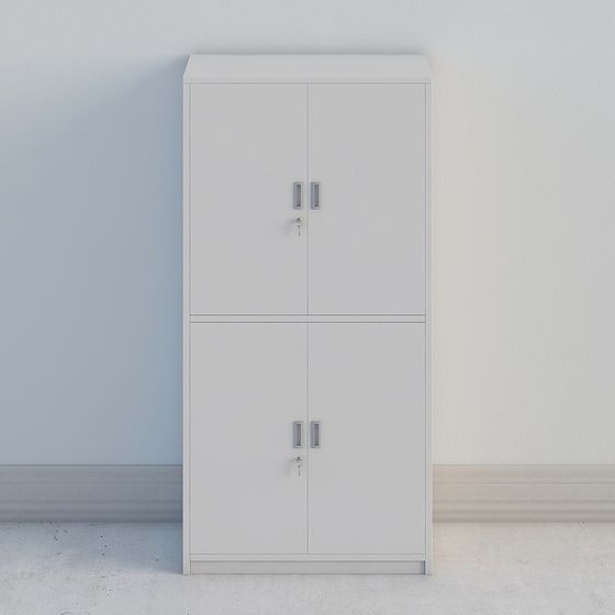 Modern Minimalist Storage Cabinet 3D model