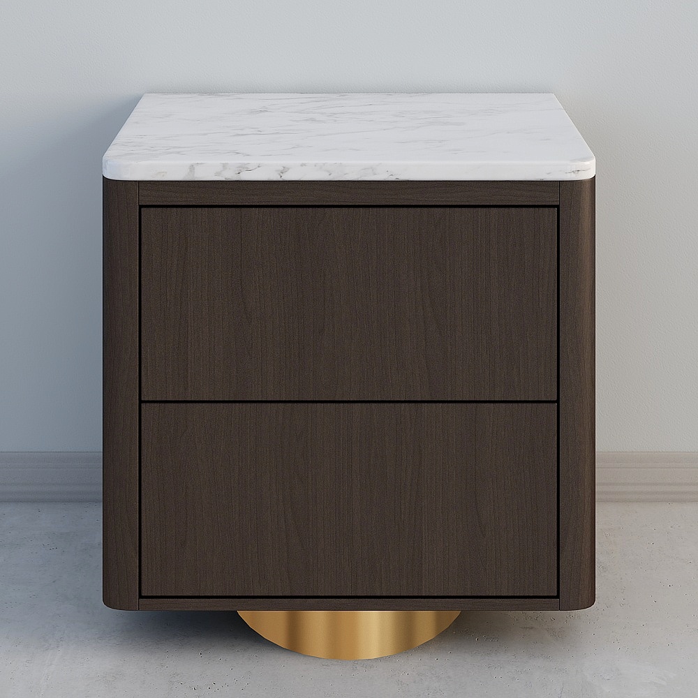 Urban Minimalist Nightstand 3D model
