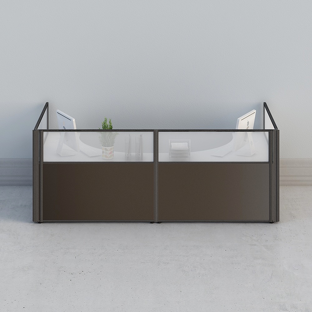 回字形屏風工作位