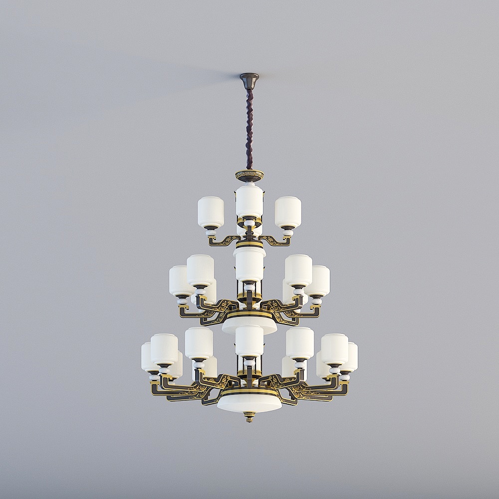 Colorful - New Chinese - Villa Chandelier - WXD23236-12 plus 8 plus 4 Joan