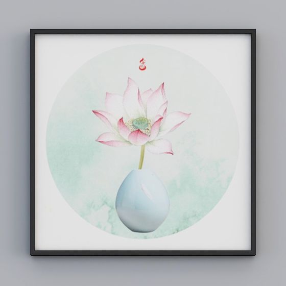 Tranquil Lotus 3D model