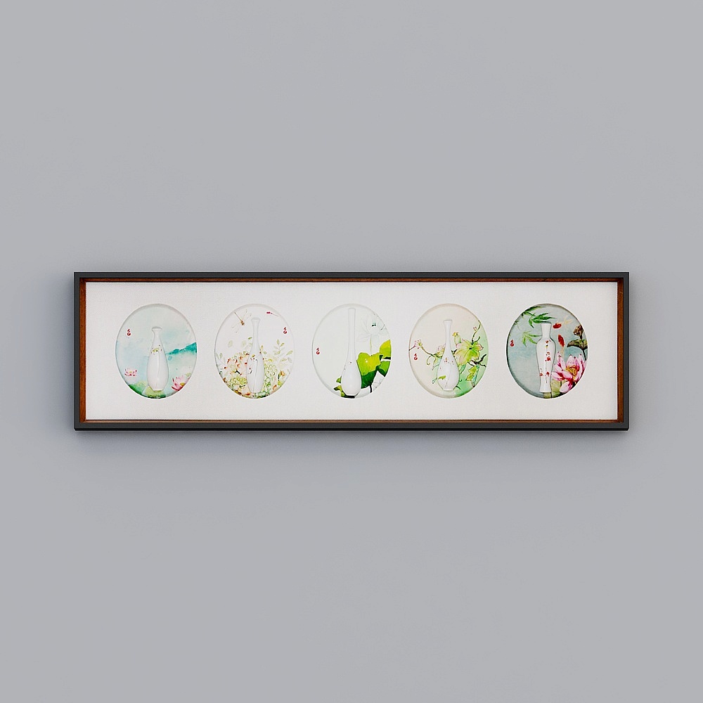 Flower Time 3D model - Nature's Story in Frames