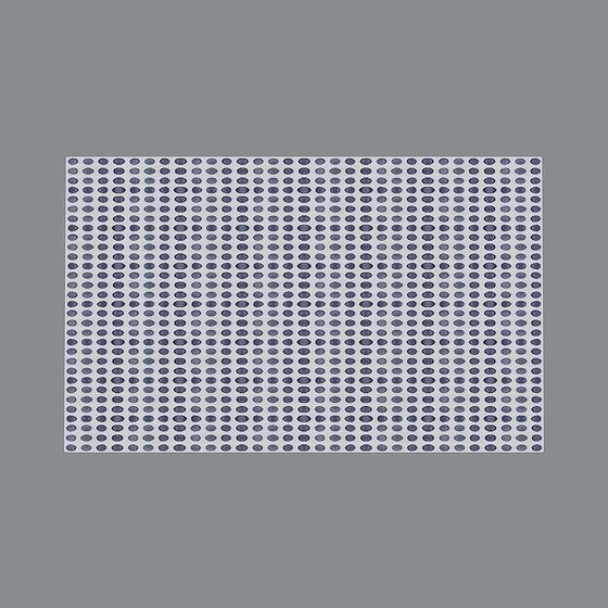Perforated Grid Panel 3D Model