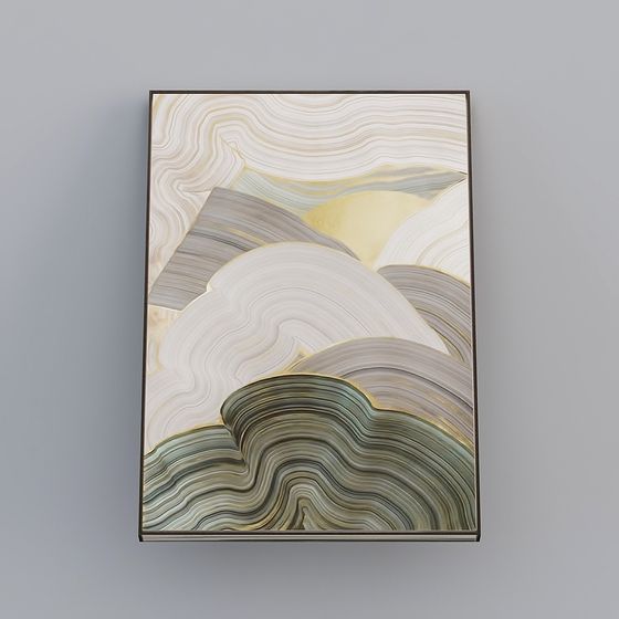 Abstract Mountain 3D Model Design