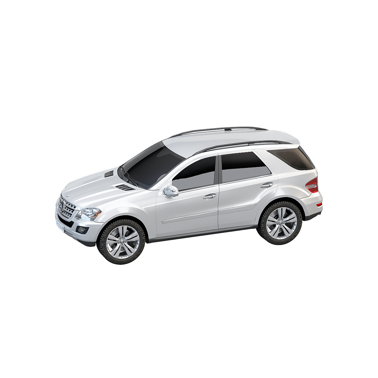Mercedes ML SUV 3D Model – Low-Poly, High-Detail