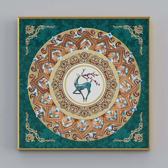 Artistic Low-Polygon 3D Model with Rich Details