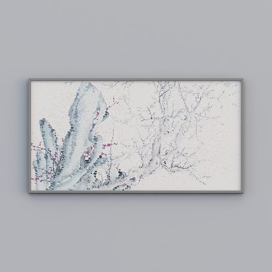 Cherry Blossom Serenity Low-Poly 3D model