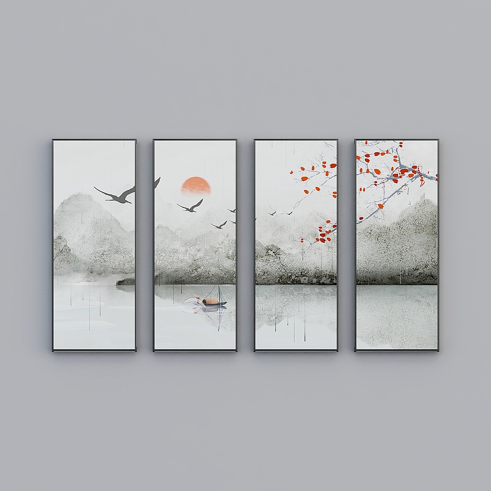 Elland decorated painting