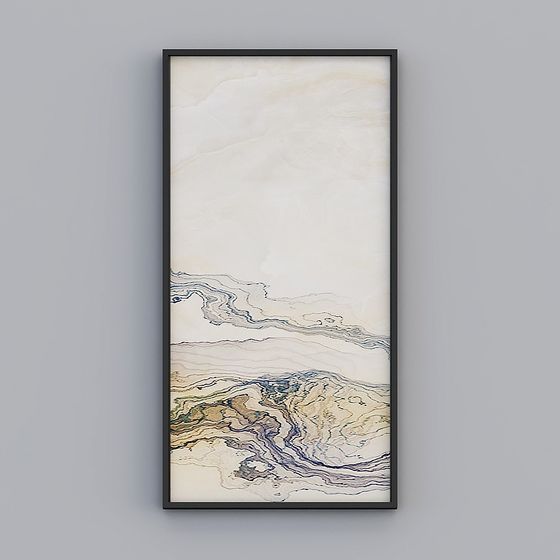 Captivating Abstract Frame 3D Model for Creative Projects