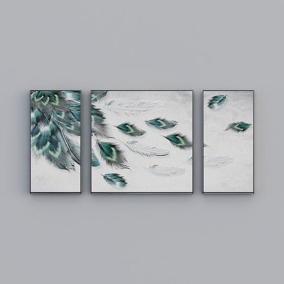 Feather Dance 3D model for Creativity