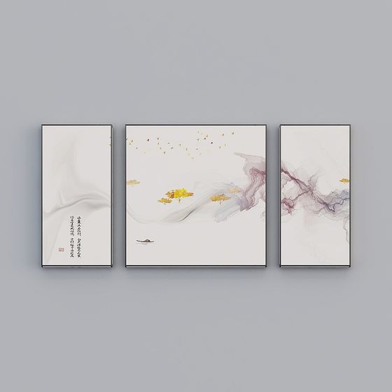 Ink Landscape 3D model - Traditional Meets Modern