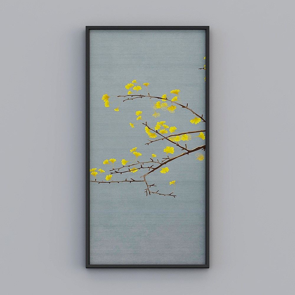 Autumn Leaves Tranquility 3D model