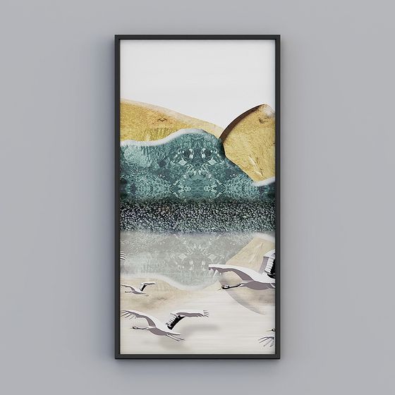 Coastal Elegance Crane 3D model