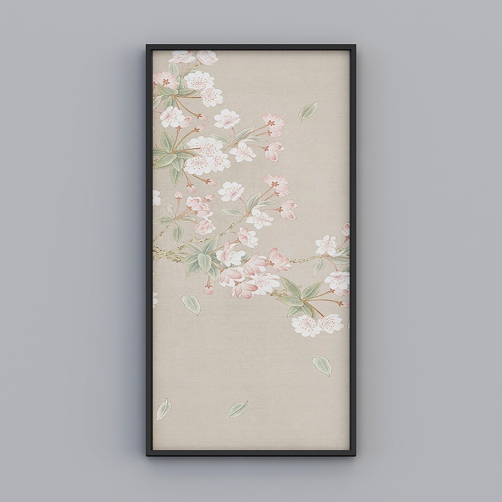 Tranh trang trí Elland tâm trạng hoa chim, nhẹ nhàng, hiện đại, cho không gian lãng mạn