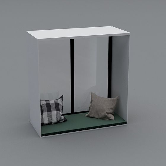 Wall Nook Seat 3D model