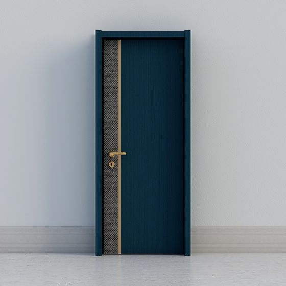 Elegant Door 3D Model - Modern Minimalist Meets Vintage Craft