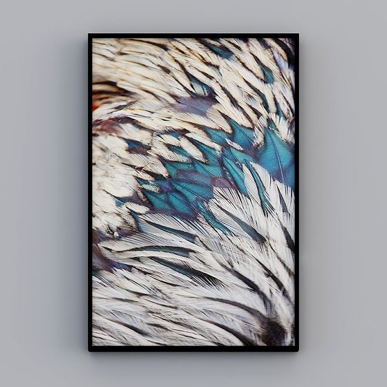 Feather Dance 3D model for Creative Projects