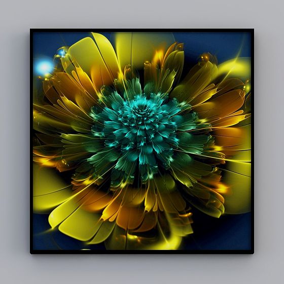 Moonlight Romance 3D model Flower