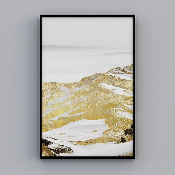 Golden Snow Peak 3D model