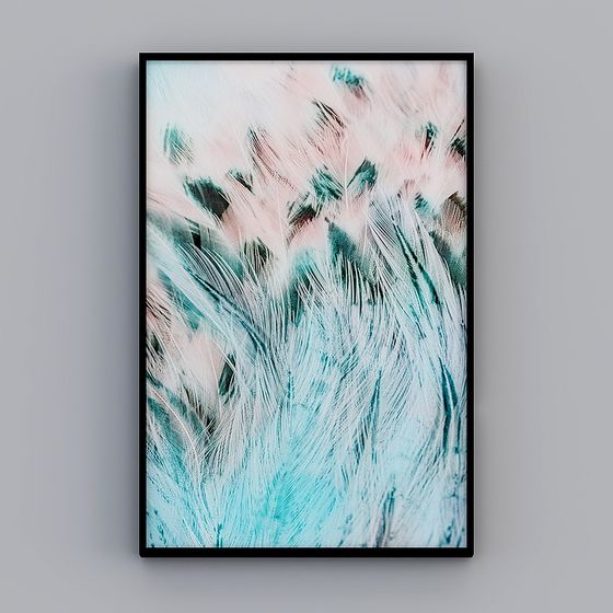 Feather Dance 3D model - A Blend of Low Poly and Realism