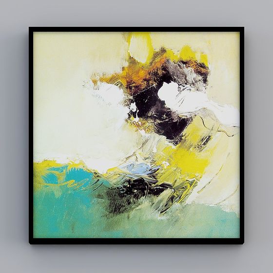 Abstract Frame 3D model for Modern Aesthetics