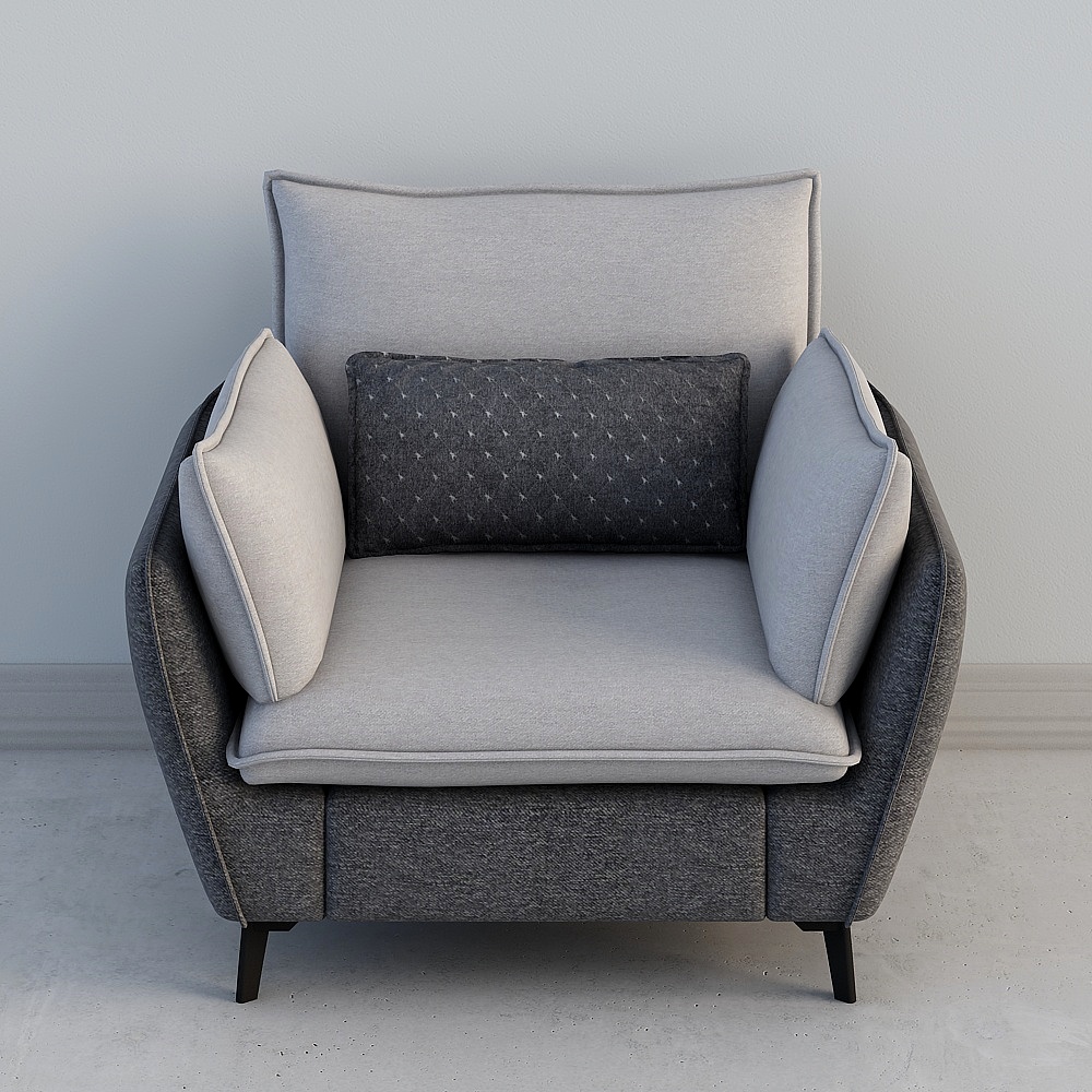 Moderno y simple B-018-(3)B con silla individual