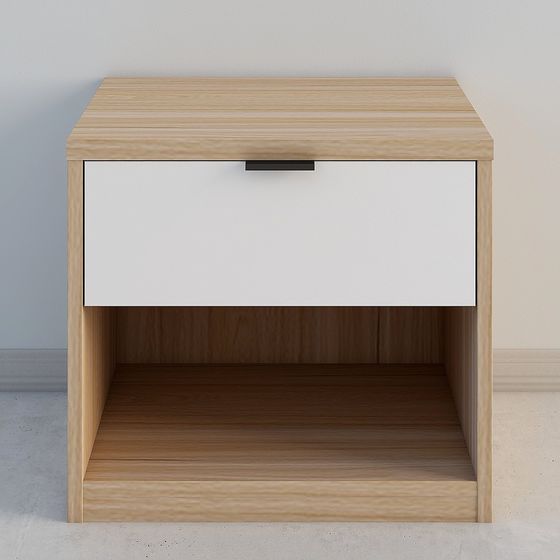 Modern Minimalist Bedside Table 3D model