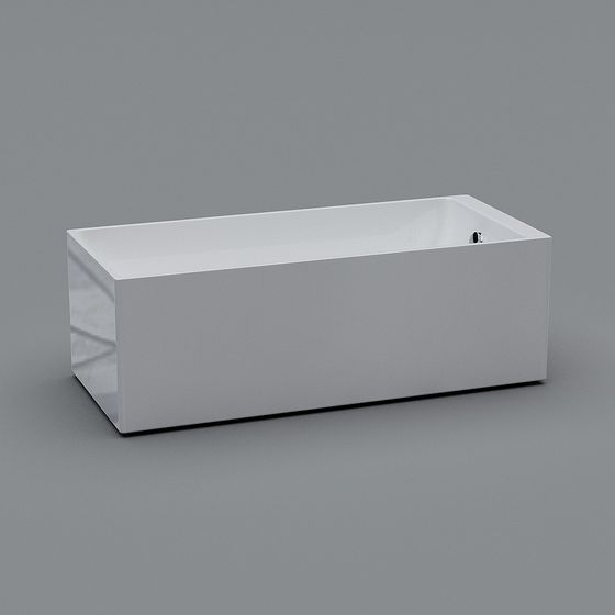 Modern Minimalist Bathtub 3D model