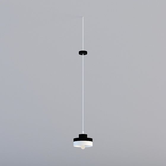 Minimalist Low-Poly Pendant Light 3D model