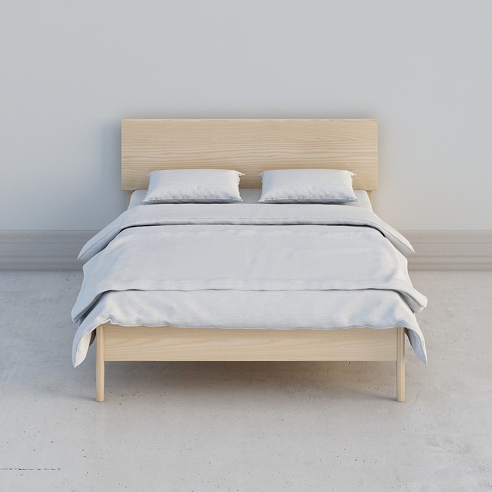 1,8 Bett W01s - Holzfarbe