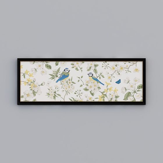 Vibrant Low-Poly Garden 3D Model