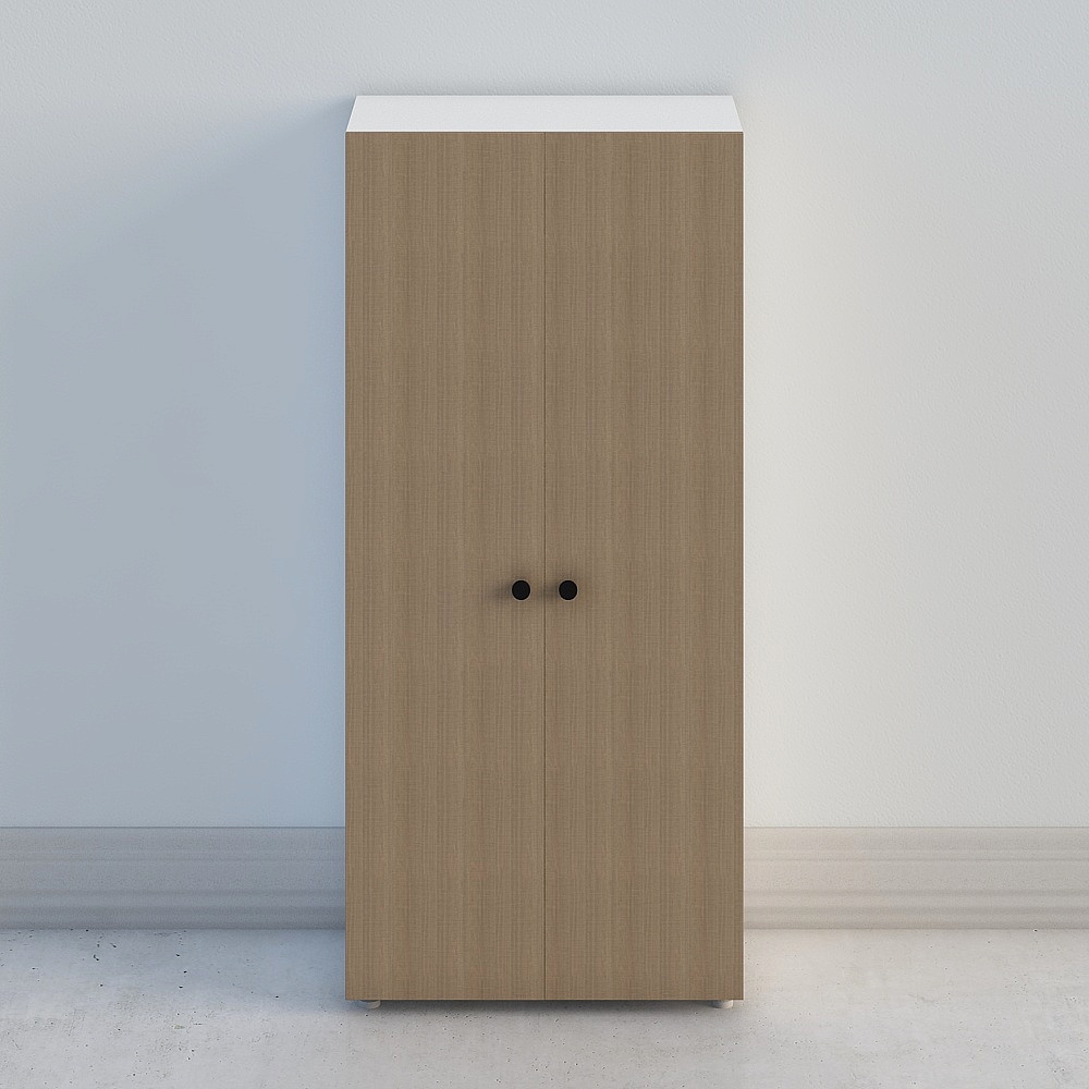 Two-door filing cabinet