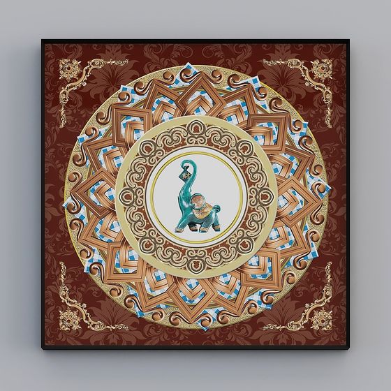 Wealth Symbol 3D model - Fusion of Tradition and Modernity