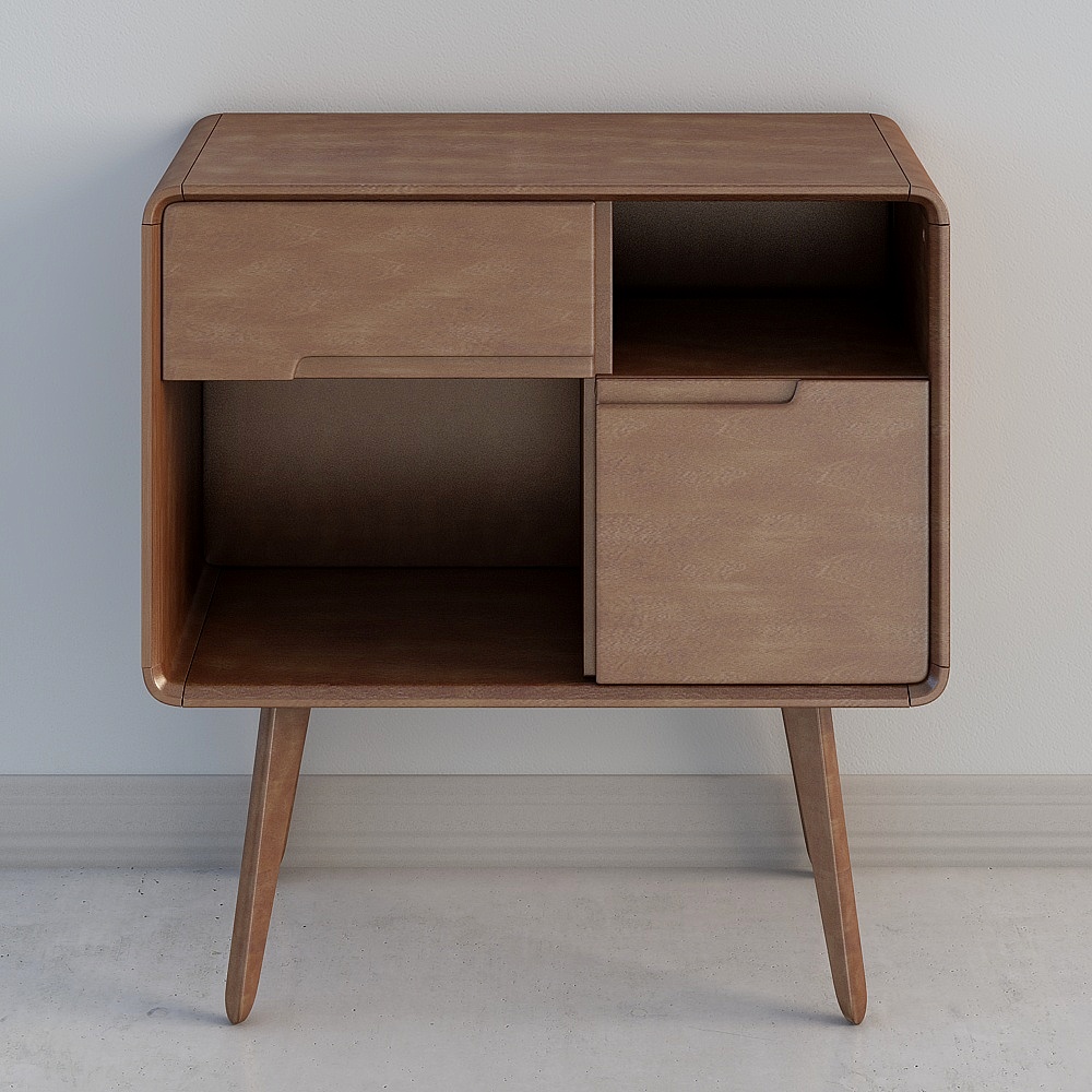 Mid-Century Modern Side Table 3D model