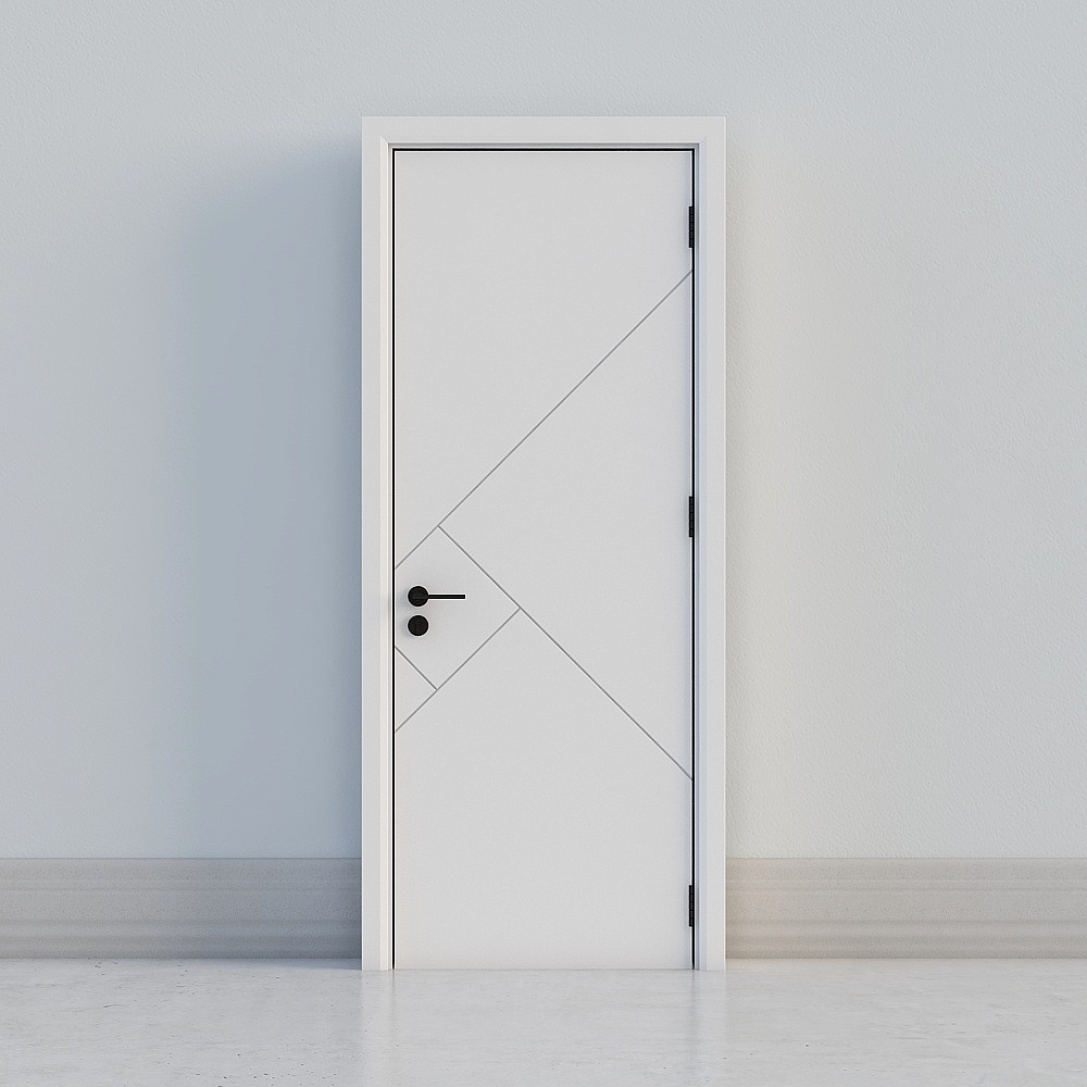 Modern white door