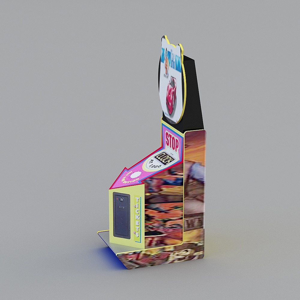 Carnival Ticket Booth 3D model