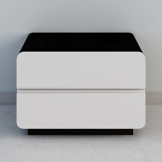 Elegant Minimalist Side Table 3D model for Modern Spaces