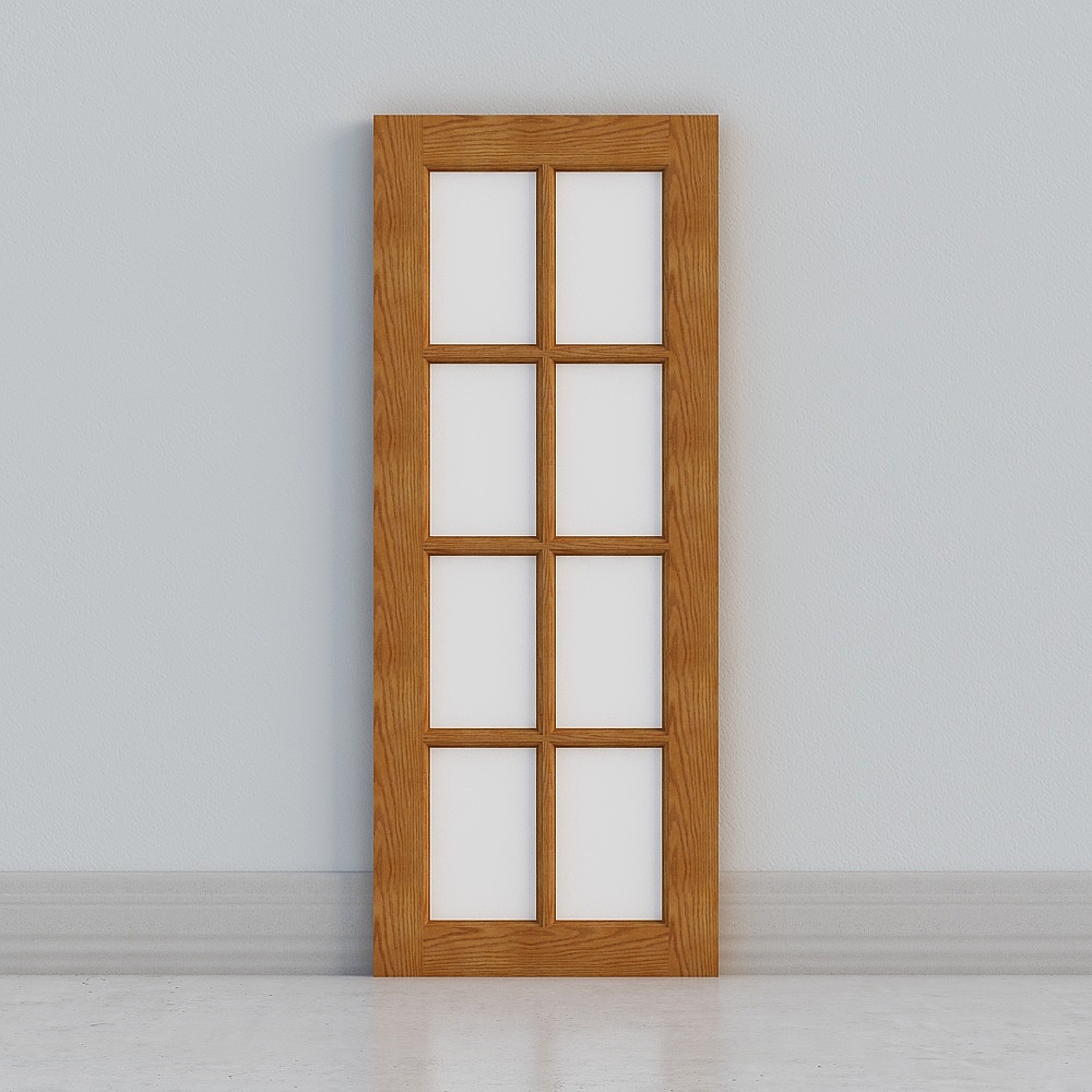 Classic Wooden Windowed Door