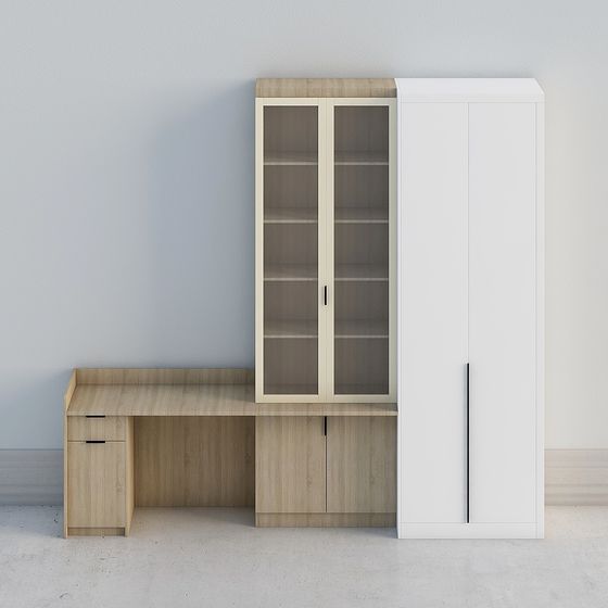 Urban Storage Cabinet 3D model for Modern Spaces